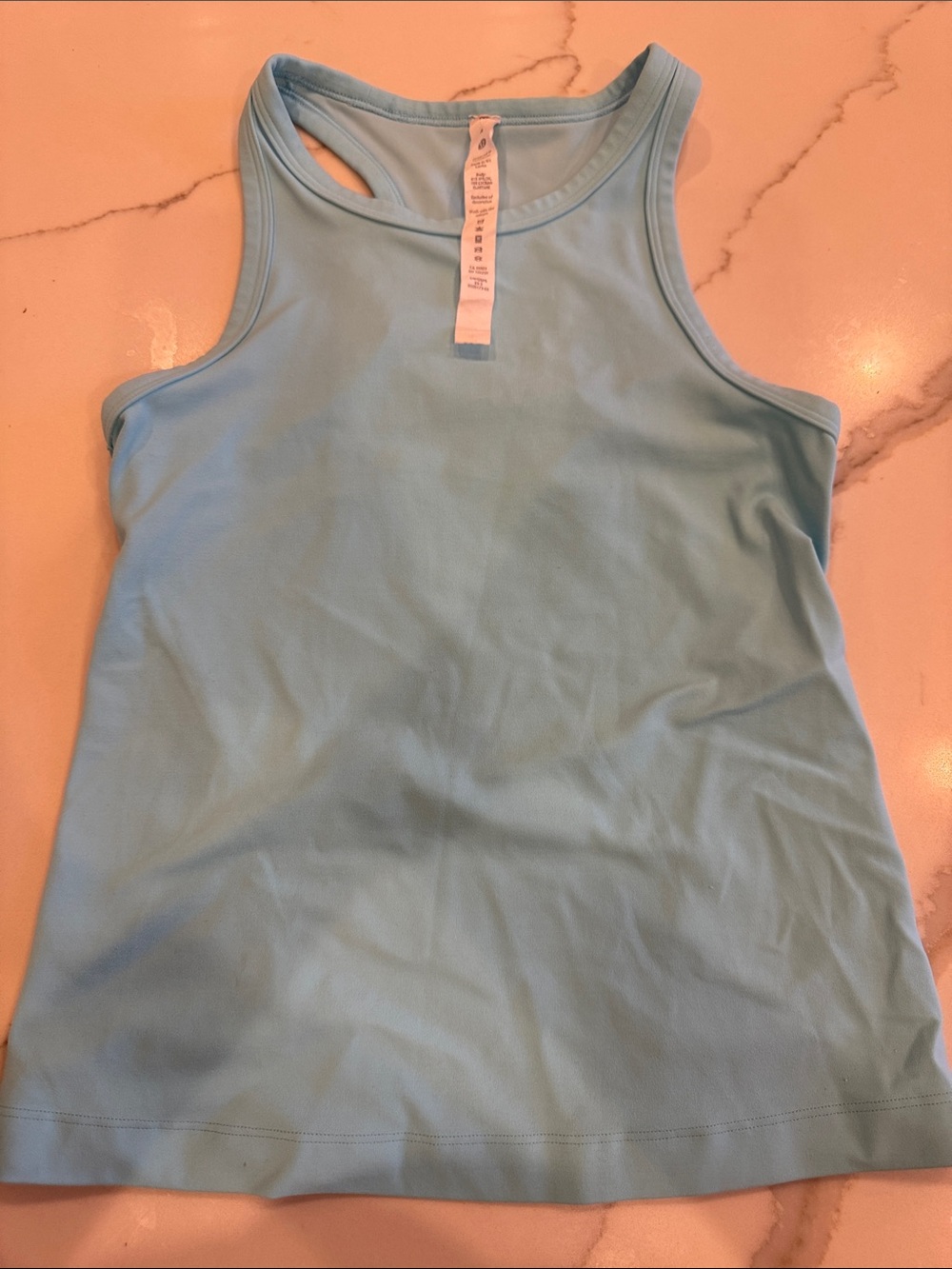 lululemon athletica women’s Light Blue Racerback Tank